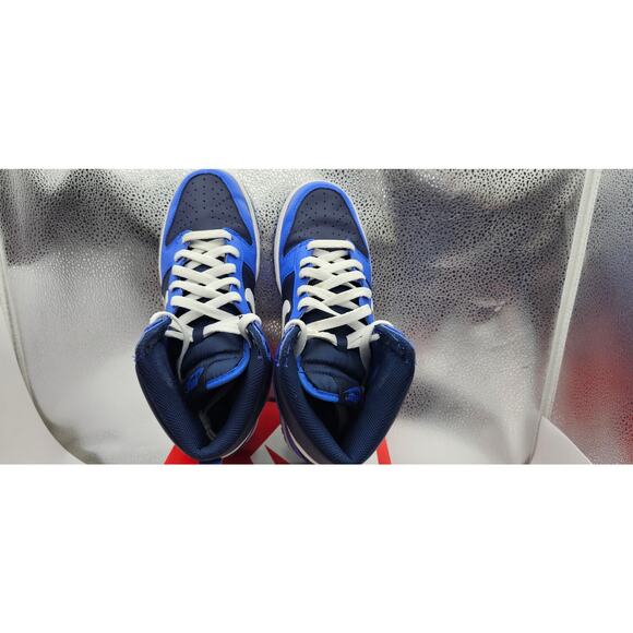 VNDS  Nike Dunk High GS Medium Blue White DB2179 400 - SIZE 7 Y - Picture 5 of 6